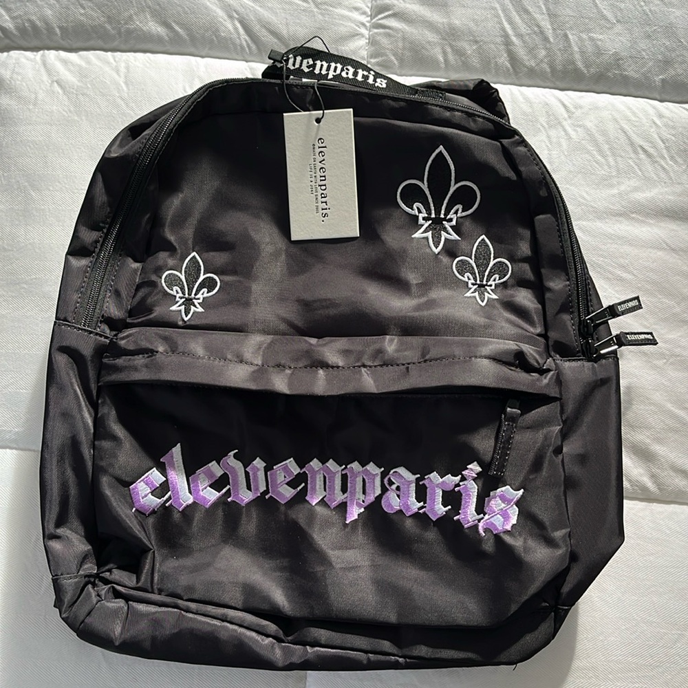 Brand new. Never used. With tags. Eleven Paris backpack.